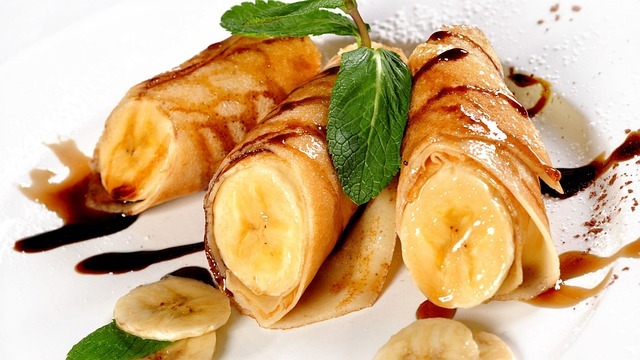 Crêpe banane chocolat